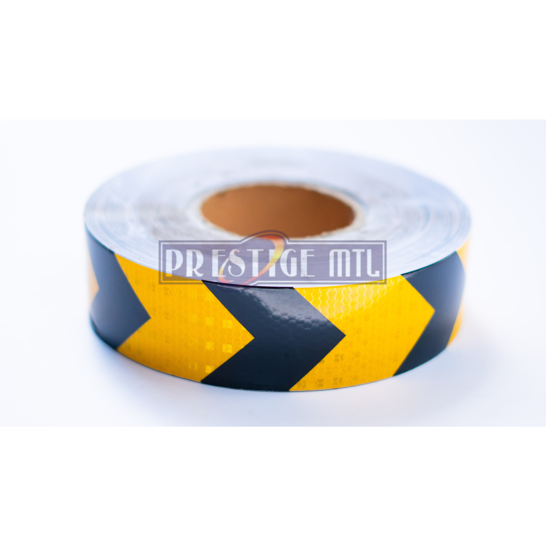 MTL-AUGUST-25-33.png REFLECTIVE SHEET 2NCH 50M YELLOW BLACK SHINNY (PER ROLL) - Image 1