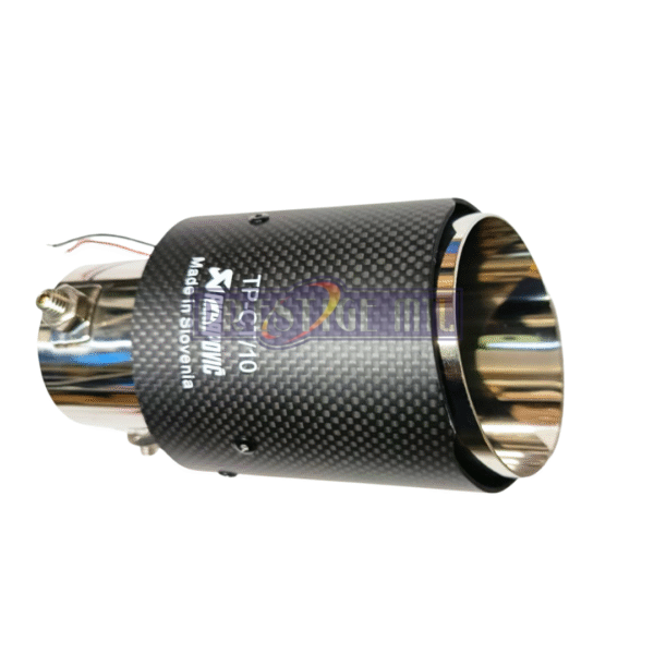 MUFFLER 76MM WITH LIGHT - RED
