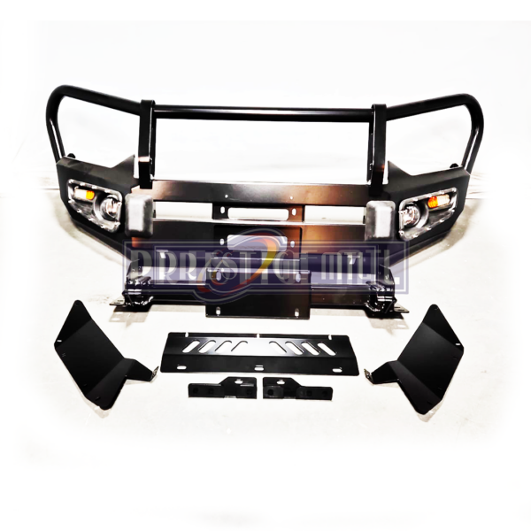 BULL BAR DMAX 2017-19  STEEL WITH SKID PLATE