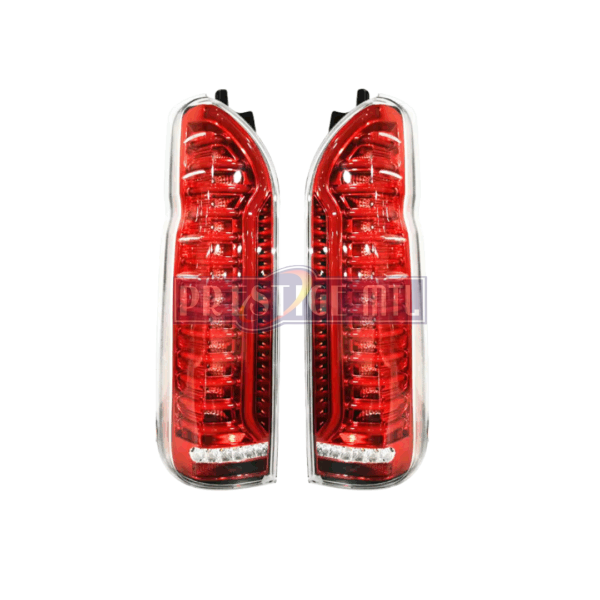 TAIL LIGHT LED  HIACE 2005-18 RED WHITE  (PER SET)