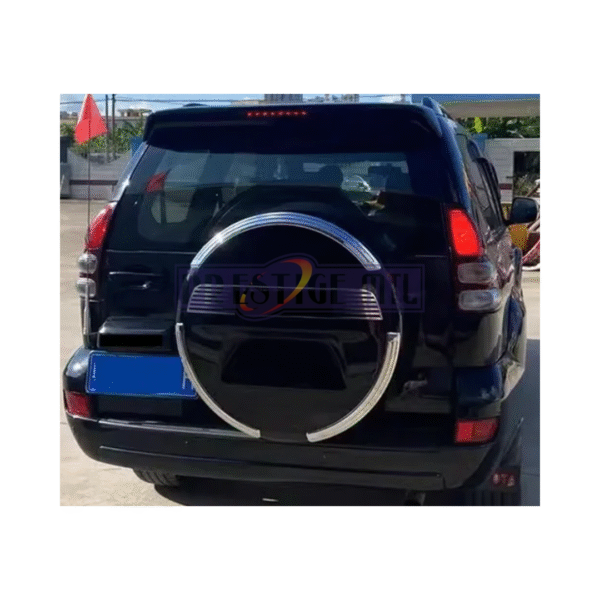 SPARE TYRE COVER PRADO FJ120 -BLACK