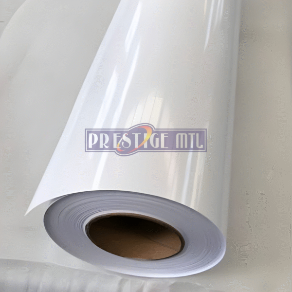 VINYL GLOSS STICKER OPAQUE WHITE 48 INCHES PER METRE