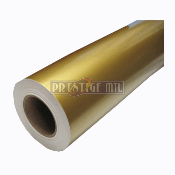 VINYL GLOSSY STICKERS MATT GOLD (PER METRE)
