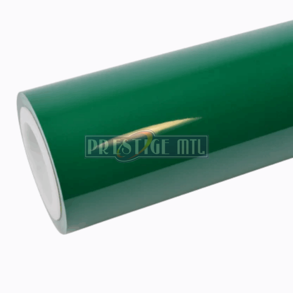 VINYL GLOSSY STICKERS OPAQUE DARK GREEN (PER METRE)