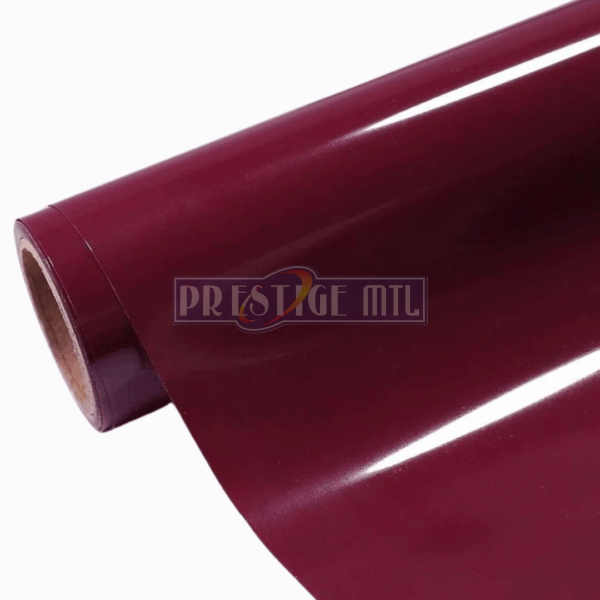 VINYL GLOSSY STICKERS BURGUNDY (PER METRE)