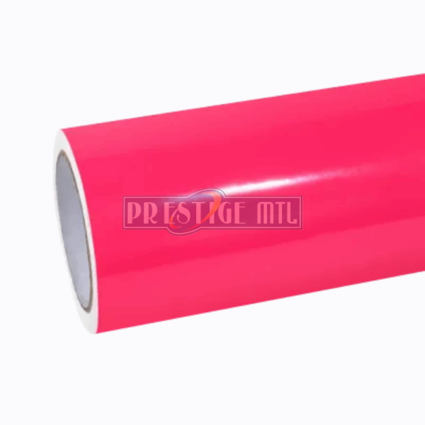 VINYL GLOSSY STICKERS OPAQUE PINK (PER METRE)