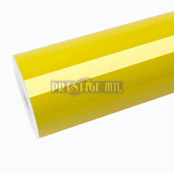 VINYL GLOSS STICKERS FLUORESCENT YELLOW (PER METRE)