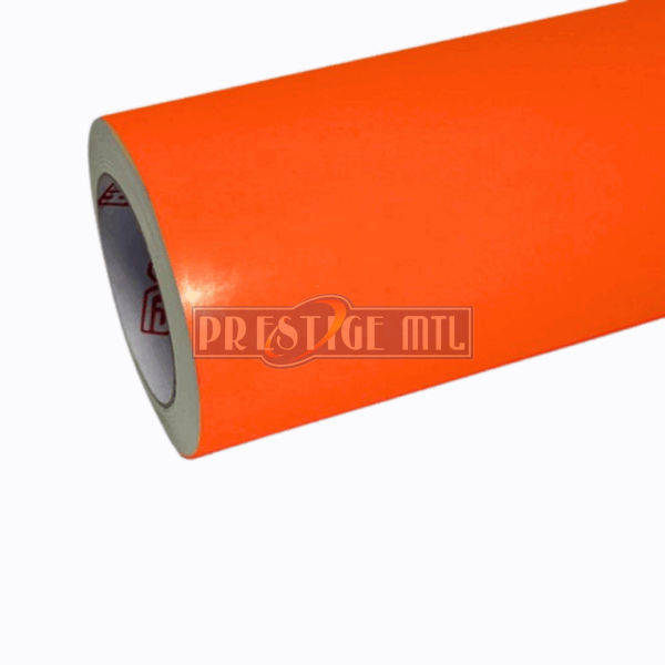 VINYL GLOSS STICKERS FLUORESCENT ORANGE
