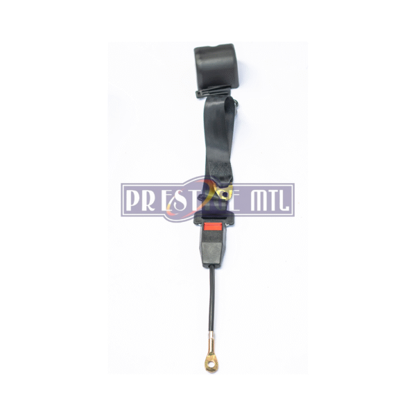 SAFETY BELT 3 PIN AUTOMATIC BLACK ORDINARY