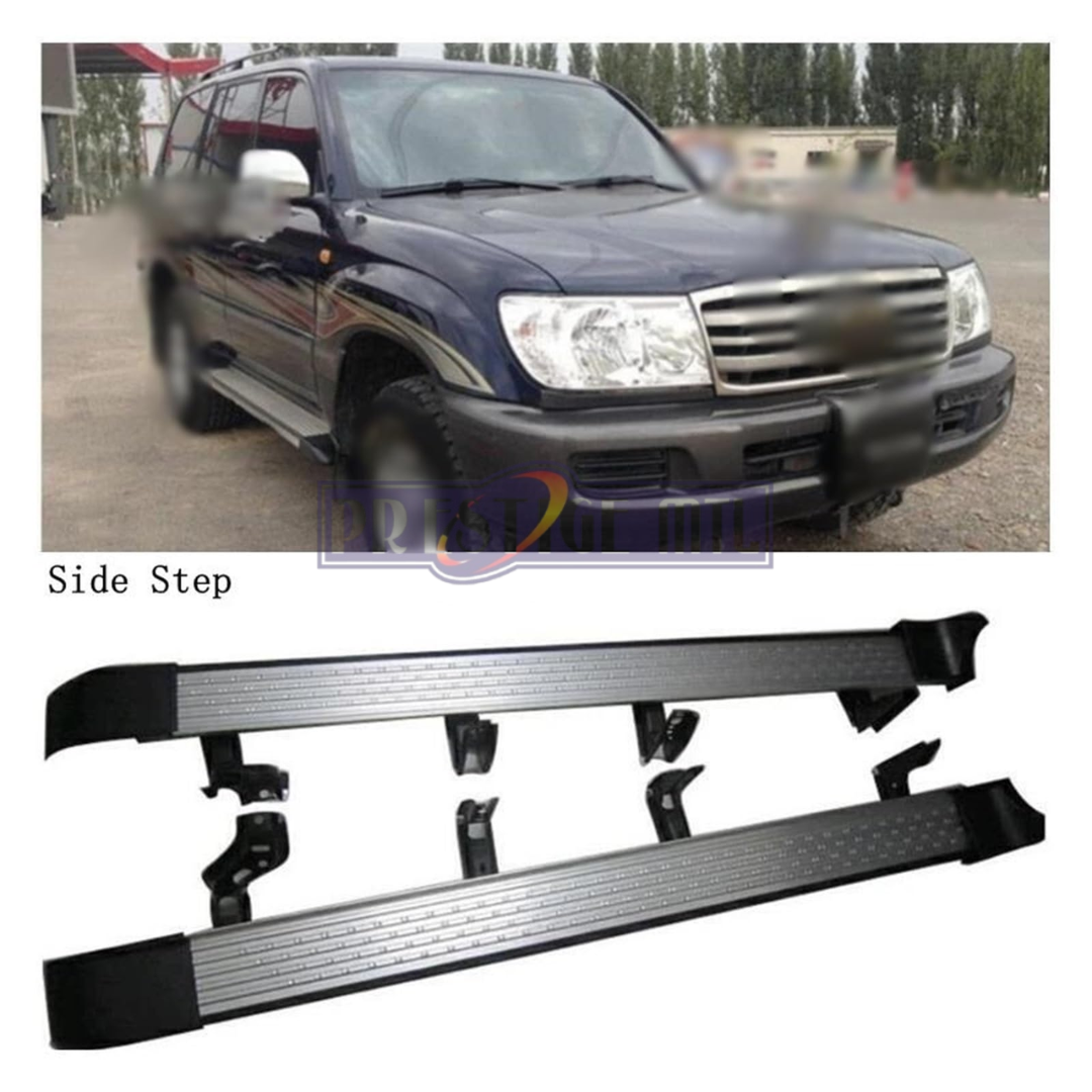 SIDE STEP LC FJ100 98-2006-024-A35 (BLACK & SILVER)