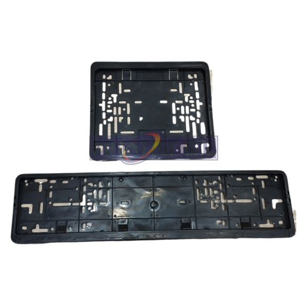 NUMBER PLATE HOLDER FIBRE BLACK LONG & SHORT