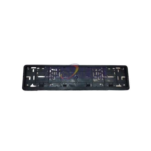 NUMBER PLATE HOLDER FIBRE BLACK - LONG