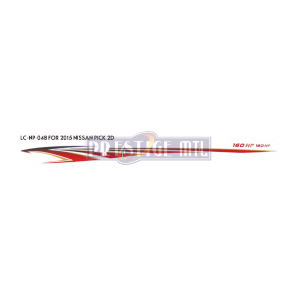 BODY STICKERS NP-048-NISSAN PICK UP 2015 2D