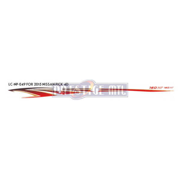 BODY STICKERS NP-049-NISSAN PICK UP 2015 4D