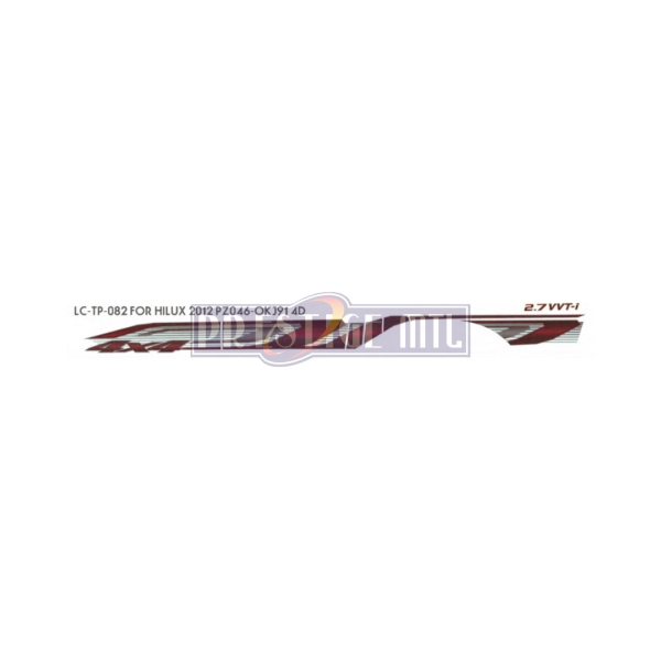 BODY STICKER HILUX 2012 TP-082