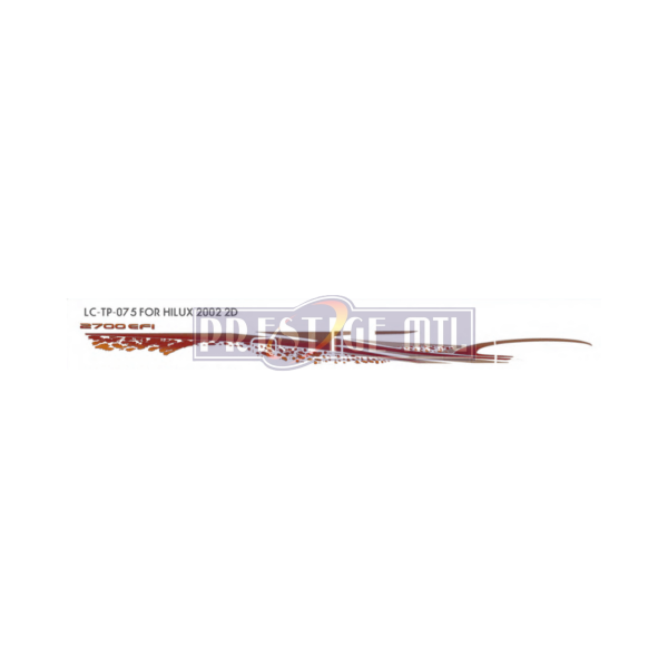 BODY STICKERS TP-075 HILUX 2002